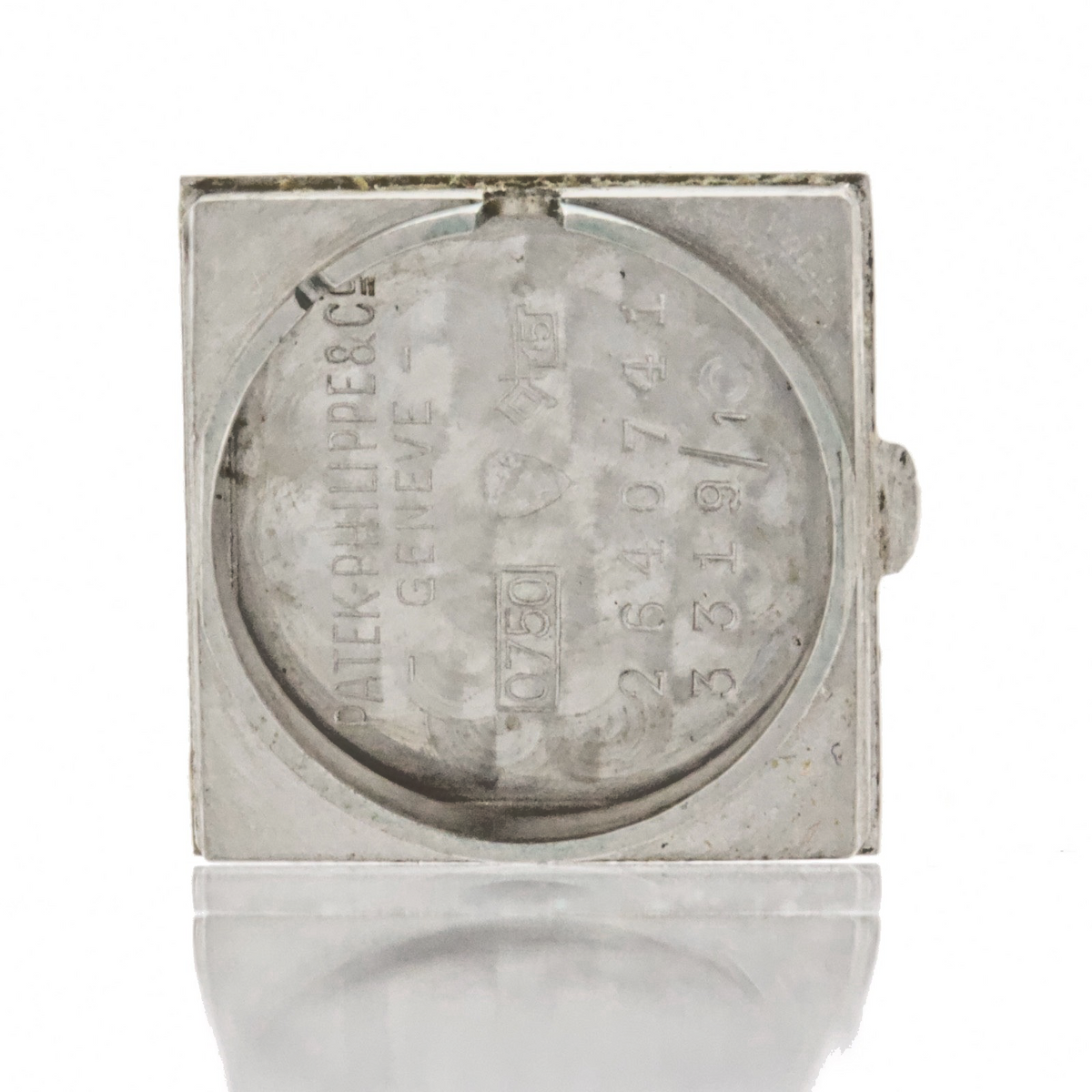 Patek Philippe 18K White Gold Diamond Ladies Watch Ref 3319 Mesh Bracelet c.1965