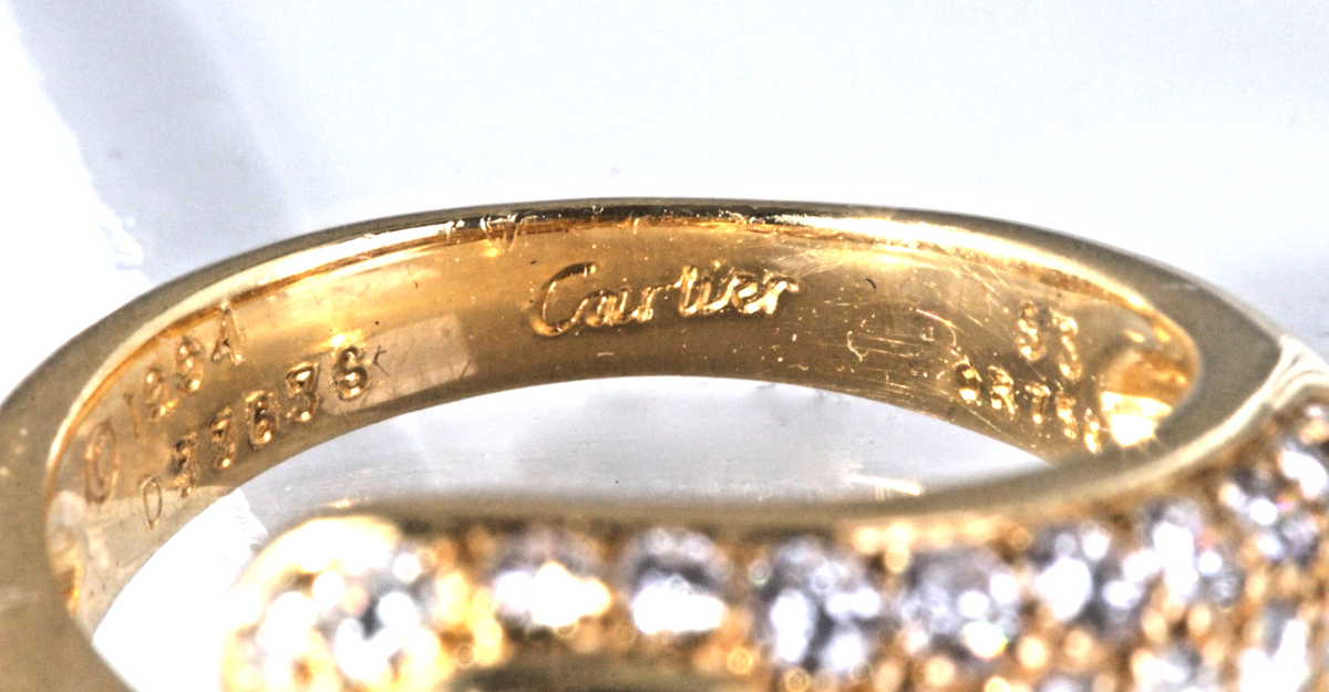 Cartier Vintage 18K Gold Diamond Sapphire & Ruby Wrap Ring 2.25 CT Sz 63
